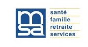 Logo MSA santé famille retraite services